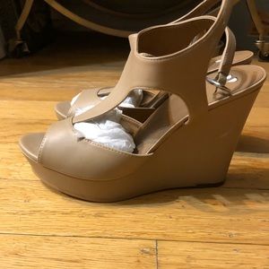 BP Nude Wedges